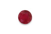 0.57 ct - Red Ruby Faceted Round - 5.2 mm