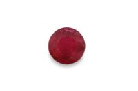 0.65ct - Natural Red Ruby Faceted Round  - 5.1 mm