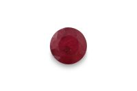 0.72 ct - Natural Ruby Faceted Round - 5.1 mm