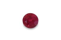 0.79 ct - Natural Ruby Faceted Round - 5.2 mm