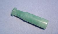 Antique Natural Jadeite Cigarette Holder - Hand-Carved