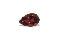 1.15 ct - Red Tourmaline Faceted Pear - 6 x 9 mm