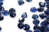 1-2 mm Natural Sapphire Faceted Round @ $35.00 / ct