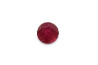 0.55 ct - Natural Ruby Faceted Round - 4.6 mm