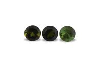 Wholesale 4 mm Green Tourmaline Faceted Rounds @ $3.00