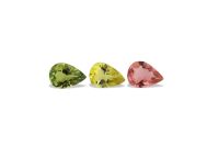 Wholesale 5 x 7 mm Multi Colors Tourmaline Pears @ $30.00