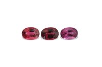 Wholesale 5 x 7 mm Red Tourmaline Faceted Ovals @ $75.00