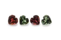 Wholesale tourmaline Faceted Hearts 