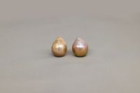 Wholesale Natural Color Fireball Pearl Pair 13 - 15 mm