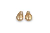 Wholesale Natural Color Fireball Pearl Pair 13 - 15 mm