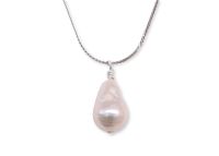 Wholesale Fireball Pearl with a Sterling Silver Chain