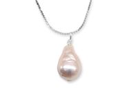 Wholesale fireball pearl with SS chain