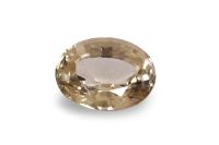 9.02 Carat Natural Brownish-Orange Sinhalite Oval Faceted Loose Gemstone