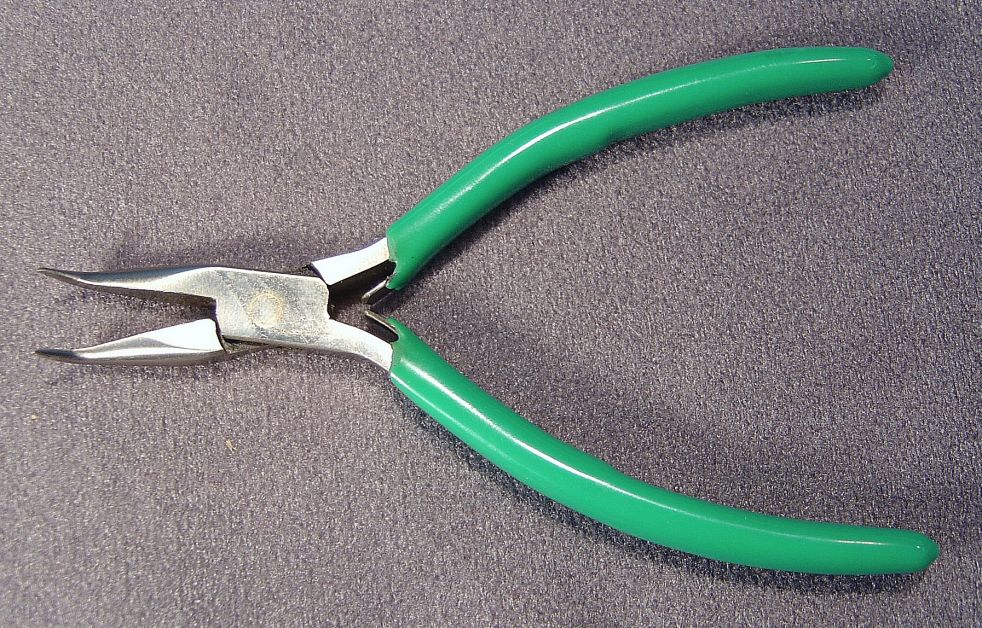 Curved Chain Nose Pliers - Economy