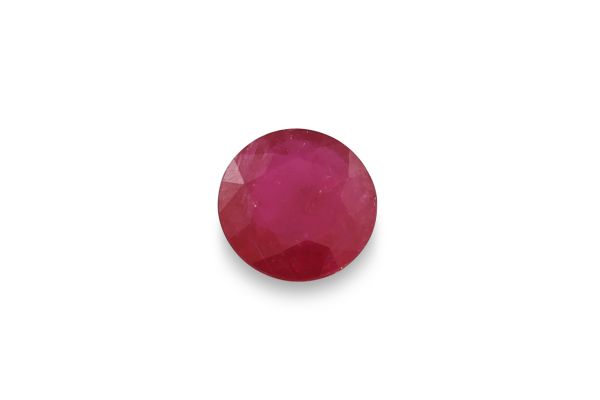 Wholesale 0.54 ct Natural Red Ruby Faceted Round 5.2 mm