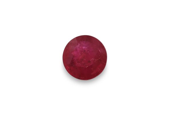 Wholesale 0.58 ct Natural Ruby Faceted Round 5 mm