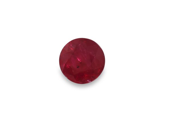 5 mm Natural Red Ruby Faceted Round