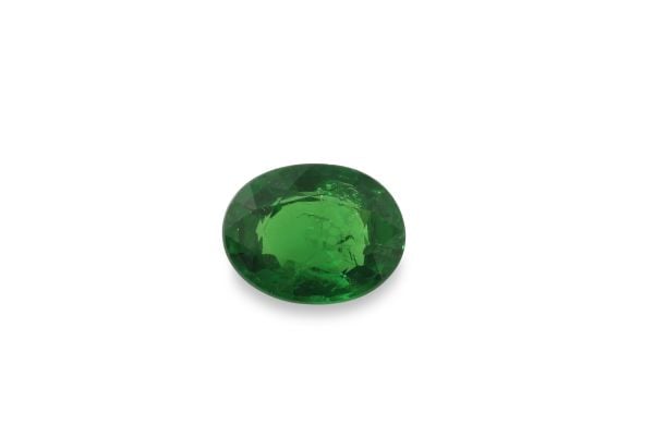 Wholesale 0.63 ct Vibrant Green Tsavorite - Faceted Oval