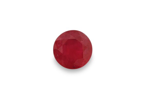 0.72 ct Natural Ruby Faceted Round 5.3 mm