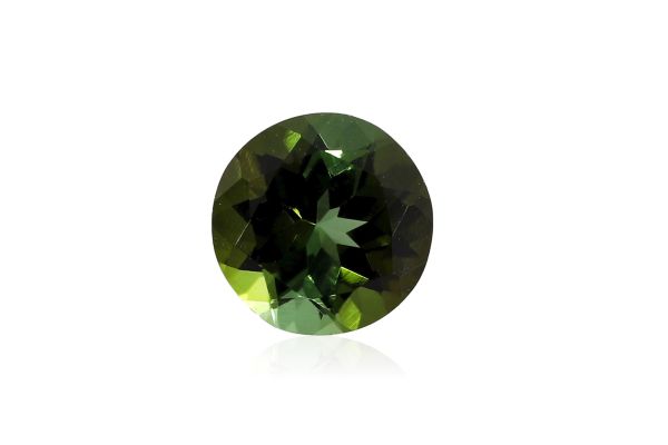 Wholesale 0.77 ct Green Tourmaline Faceted Round 5.8 mm
