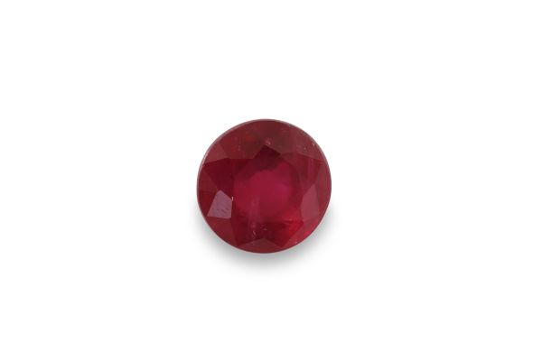 Wholesale 0.78 ct Natural Ruby Faceted Round - 5.2 mm