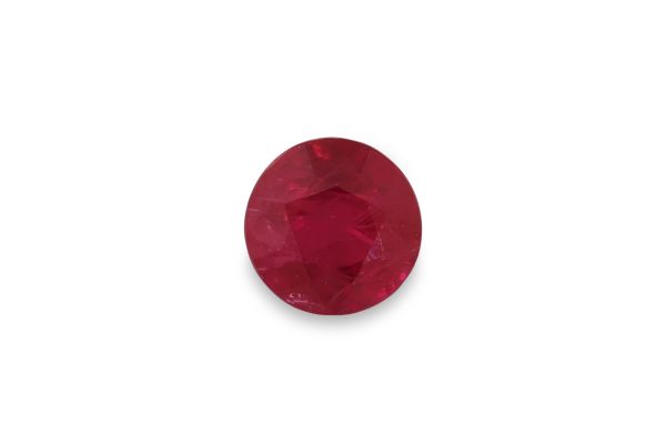 0.80 ct Natural Ruby Faceted Round 5.4 mm