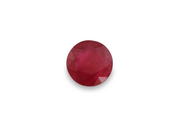 0.80 ct - Natural Ruby Faceted Round - 5.6 mm