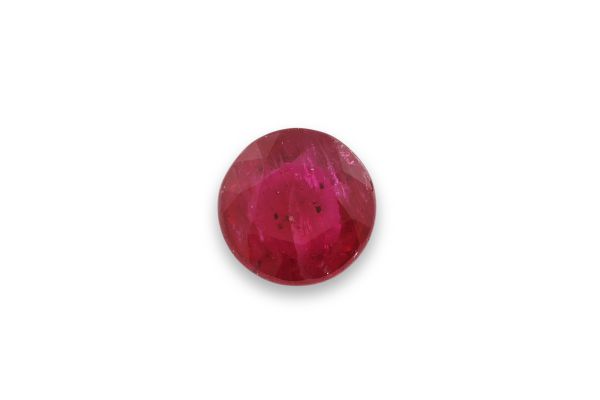 0.90 ct - Natural Red Ruby Faceted Round - 5.7 mm