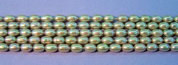 Pistachio 5.5-6mm Uniform Oval Pearls