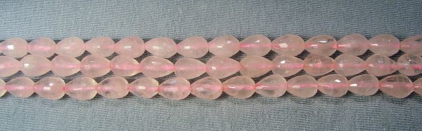 Rose Quartz Briolette Beads