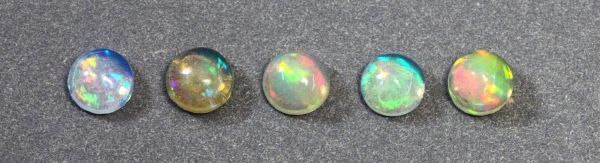Ethiopian Opal  Round Cabochons, 3mm  - Select Grade