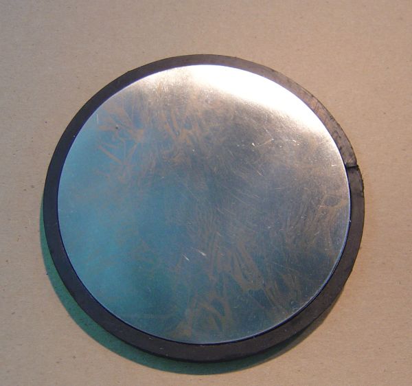 Dapping Plate with Rubber Base - 5 in"