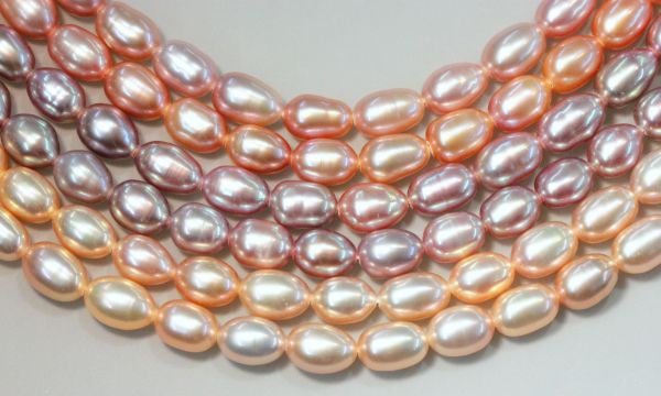 5-5.5mm Oval Natural Color Pearls 