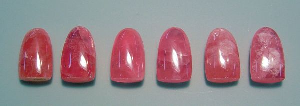 Rhodochrosite Tongue Cabochons