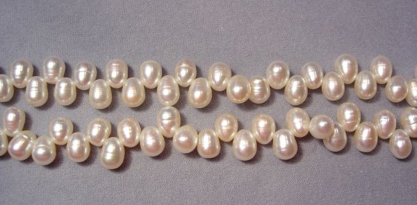 White Head-Drilled Pearls