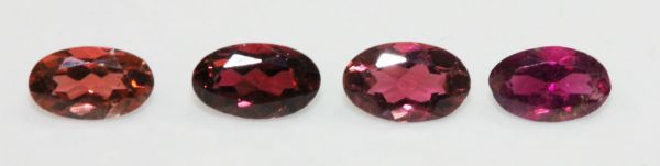 Tourmaline 3x5mm Faceted Oval Rubellites  @ $18.00