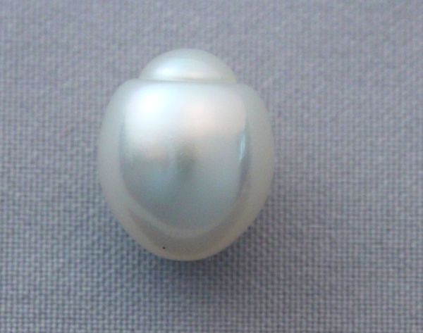 South Sea Pearl Drop Undrilled, 9.4x11.2mm, #40SS-4