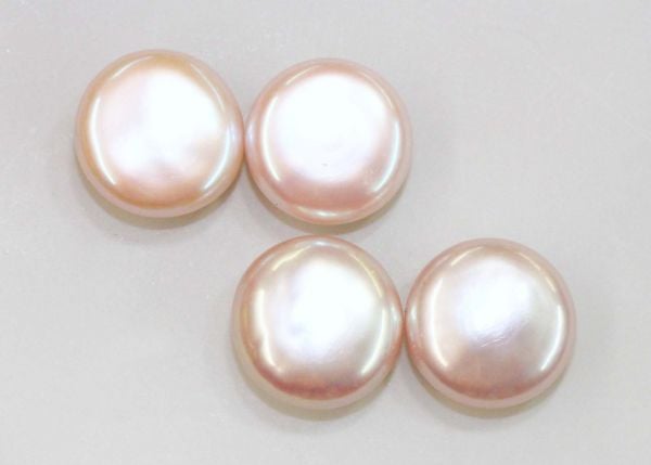 14.5-15mm HD Natural Color Coin Pearl Pairs