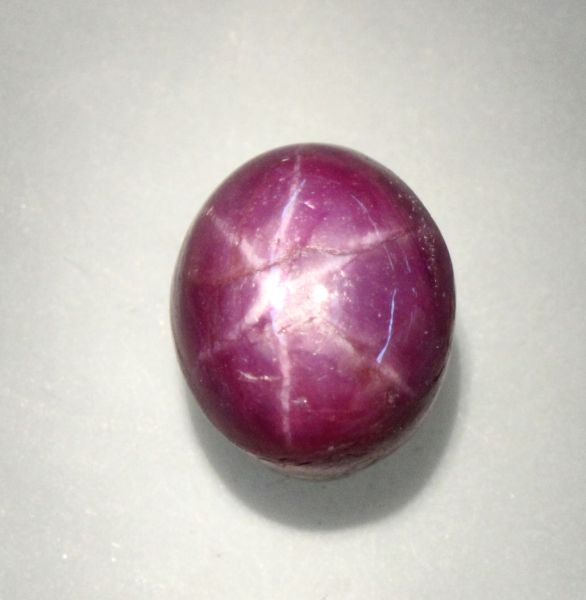 Star Ruby Oval Cabochon,  3.34 cts. 6½x7½ - Regular Grade