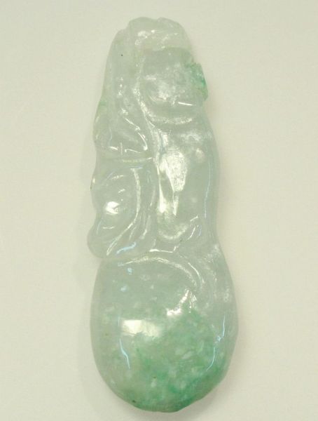 Jadeite Bean Pod with Flower