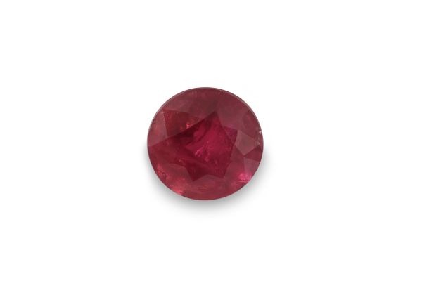 1.00 ct - Natural Ruby Faceted Round - 5.6 mm