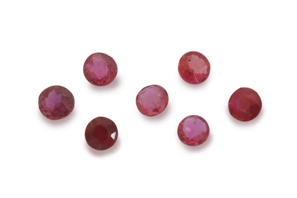 1-2mm Faceted Round Ruby