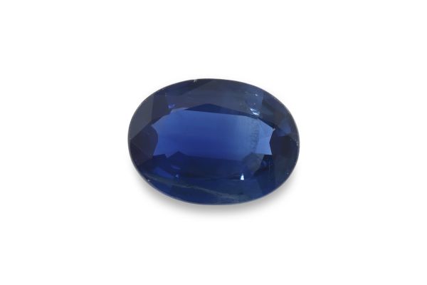 1.53 ct - Deep Blue Sapphire Faceted Oval - 6.3 x 8.5 mm
