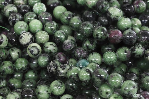 Wholesale Ruby in Zoisite Beads 10 mm