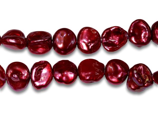 Raspberry Keshi Pearl Nuggets