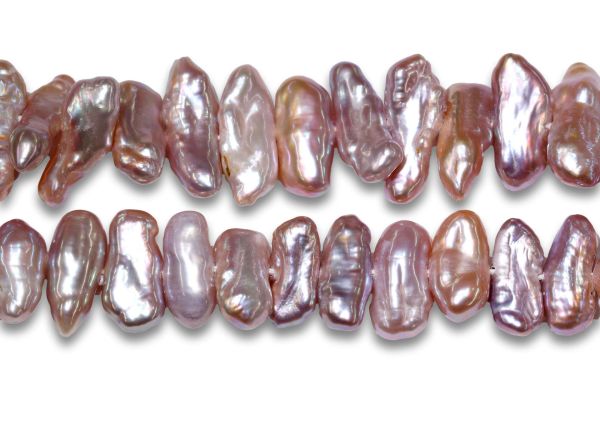 Natural Color Keshi Side-drilled Pearls