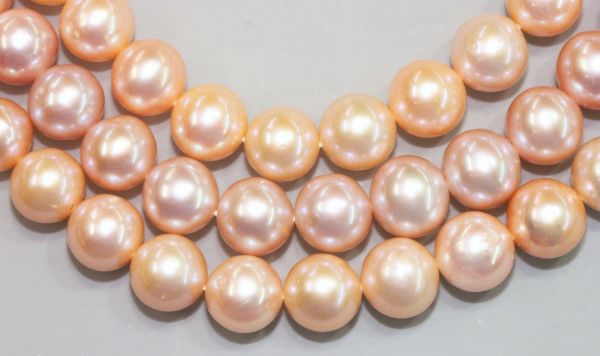 Natural Color 10-11mm Rounded Pearls