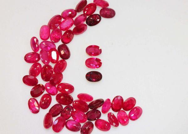Ruby 4x6mm Ovals @ $325.00/ct.