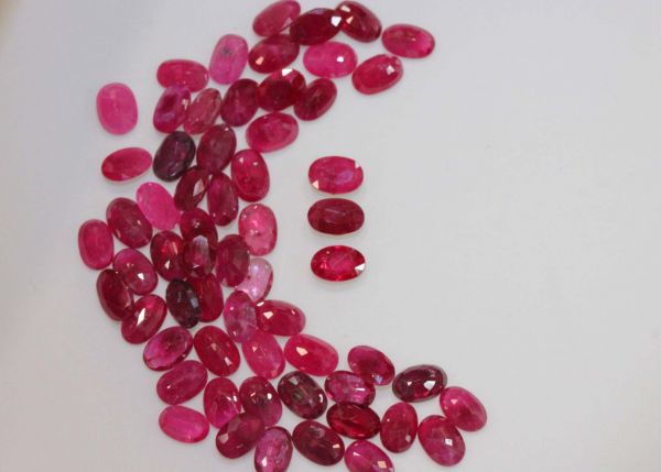 Ruby 4x6mm Ovals @ $40.00/ct.