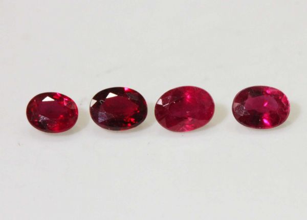 Ruby 3x4mm Ovals @ $250.00/ct.